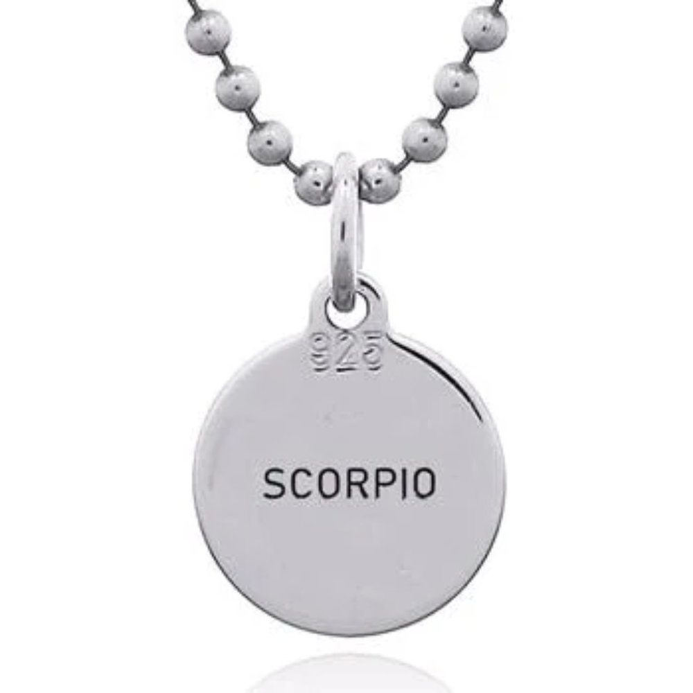 Jeanex double sided zodiac pendant - SCORPIO